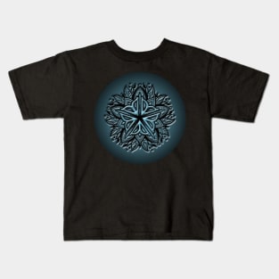 Rochester Mandala (embossed in cools) Kids T-Shirt
